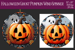 Halloween Wind Spinner, Jack o Lantern and Ghost Spinner, w6 Product Image 1