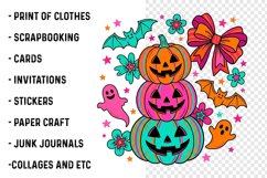 Halloween Pumpkin Ghost PNG Product Image 3