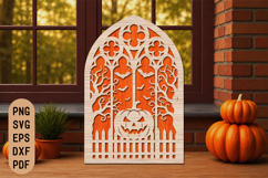 Halloween Pumpkin Gothic Laser Cut Product Image 1