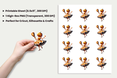 Halloween Sticker, Pumpkin Sticker, Cute Pumpkin PNG, Pumpkin Head Cheerleader, Halloween PNG, Spooky Sticker Design, Fun Halloween Sticker, Printable Halloween Stickers, Cricut Halloween Design, Halloween Sublimation