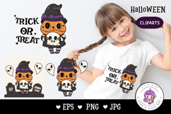 Halloween Pumpkin Jack o lantern kawaii clipart Product Image 1