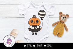 Halloween Pumpkin jack o lanter kawaii clipart spooky cute Product Image 6