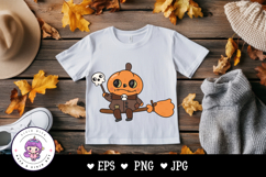 Halloween Pumpkin jack o lanter kawaii clipart spooky cute Product Image 5