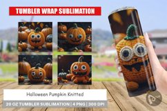 Tumbler Wrap Pumpkin Knitted Product Image 1