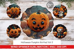 Wind Spinner Pumpkin Knitted Product Image 1