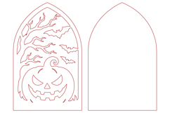 Halloween Pumpkin Laser Cut SVG Product Image 2