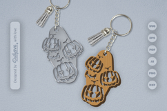 Halloween Pumpkin Motel Keychain SVG Product Image 1