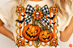 Halloween Pumpkin PNG, Retro Spooky Season Png Product Image 1