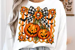 Halloween Pumpkin PNG, Retro Spooky Season Png Product Image 2