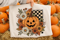 Halloween Pumpkin PNG, Funny Halloween Sublimation Product Image 2