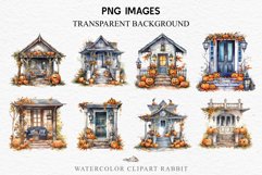 watercolor halloween Pumpkin Porch, Magic clipart, sublimation nursery, Creepy Witch, storefront Halloween Pumpkin Porch Spooky Clipart PNG Scrapbooking Art Tale Image Watercolor Transparent Print illustration sublimation creepy printable digital