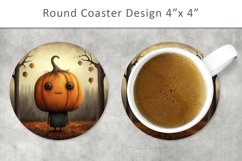 Halloween Pumpkin Round Coaster Bundle Product Image 3