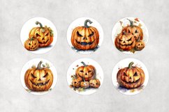 Halloween Pumpkins Round Coaster Bundle Product Image 3