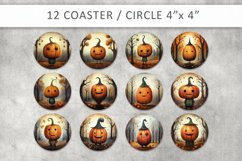 Halloween Pumpkin Round Coaster Bundle Product Image 2