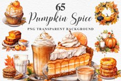 watercolor halloween pumpkin spice sweets, spooky party clipart, junk journaling, Creepy art, baking Halloween Pumpkin Spice Sweets Spooky Food Clipart Fall PNG Party Art Image Watercolor Transparent Print illustration sublimation creepy printable digital