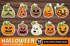 Halloween Pumpkin sticker Bundle, Halloween Stickers Product Image 1