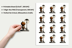 Halloween Sticker, Pumpkin Streetlight PNG, Halloween PNG, Spooky Streetlight Sticker, Jack O Lantern Streetlight, Gothic Halloween Sticker, Haunted Pumpkin Design, Printable Halloween Stickers, Cricut Halloween Design, Halloween Sublimation
