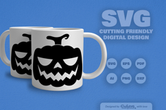 Halloween Pumpkin Face SVG Product Image 3
