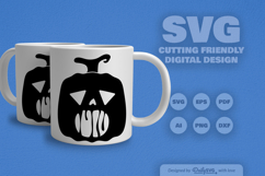 Halloween Pumpkin Face SVG Product Image 1