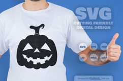 Halloween Pumpkin Face SVG Product Image 3