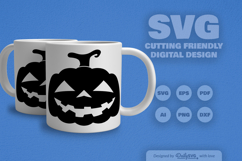 Halloween Pumpkin Face SVG Product Image 5