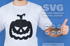 Halloween Pumpkin Face SVG Product Image 2