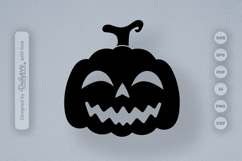 Halloween Pumpkin Face SVG Product Image 1