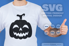 Halloween Pumpkin Face SVG Product Image 2