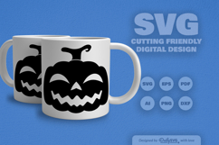 Halloween Pumpkin Face SVG Product Image 3