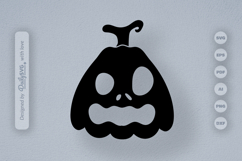 Halloween Pumpkin Face SVG Product Image 2
