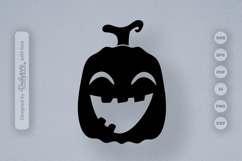 Halloween Pumpkin Face SVG Product Image 3