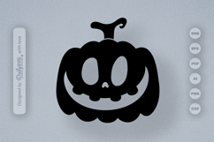 Halloween Pumpkin Face SVG Product Image 3