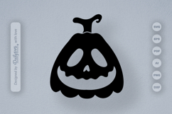 Halloween Pumpkin Face SVG Product Image 3