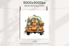 Halloween Pumpkin Truck Car Spooky Clipart PNG Scrapbooking Art Tale Image Watercolor Transparent Print illustration sublimation creepy printable digital watercolor halloween Pumpkin farm truck, car clipart, sublimation nursery, fall autumn