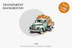 Halloween Pumpkin Truck Car Spooky Clipart PNG Scrapbooking Art Tale Image Watercolor Transparent Print illustration sublimation creepy printable digital watercolor halloween Pumpkin farm truck, car clipart, sublimation nursery, fall autumn, storefront