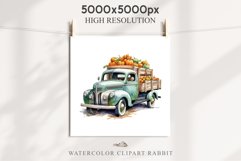 Halloween Pumpkin Truck Car Spooky Clipart PNG Scrapbooking Art Tale Image Watercolor Transparent Print illustration sublimation creepy printable digital watercolor halloween Pumpkin farm truck, car clipart, sublimation nursery, fall autumn, storefront