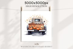 Halloween Pumpkin Truck Car Spooky Clipart PNG Scrapbooking Art Tale Image Watercolor Transparent Print illustration sublimation creepy printable digital watercolor halloween Pumpkin farm truck, car clipart, sublimation nursery, fall autumn
