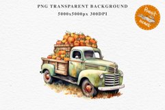 Halloween Pumpkin Truck Car Spooky Clipart PNG Scrapbooking Art Tale Image Watercolor Transparent Print illustration sublimation creepy printable digital watercolor halloween Pumpkin farm truck, car clipart, sublimation nursery, fall autumn