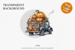 Halloween Pumpkin Truck Car Spooky Clipart PNG Scrapbooking Art Tale Image Watercolor Transparent Print illustration sublimation creepy printable digital watercolor halloween Pumpkin farm truck, car clipart, sublimation nursery, fall autumn