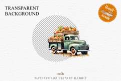 Halloween Pumpkin Truck Car Spooky Clipart PNG Scrapbooking Art Tale Image Watercolor Transparent Print illustration sublimation creepy printable digital watercolor halloween Pumpkin farm truck, car clipart, sublimation nursery, fall autumn, storefront
