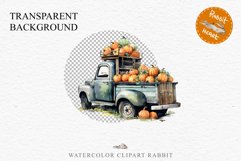 Halloween Pumpkin Truck Car Spooky Clipart PNG Scrapbooking Art Tale Image Watercolor Transparent Print illustration sublimation creepy printable digital watercolor halloween Pumpkin farm truck, car clipart, sublimation nursery, fall autumn, storefront
