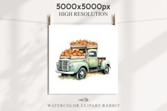 Halloween Pumpkin Truck Car Spooky Clipart PNG Scrapbooking Art Tale Image Watercolor Transparent Print illustration sublimation creepy printable digital watercolor halloween Pumpkin farm truck, car clipart, sublimation nursery, fall autumn