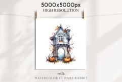 Halloween Pumpkin Window Spooky Clipart PNG Scrapbooking Art Tale Image Watercolor Transparent Print illustration sublimation creepy printable digital watercolor halloween Pumpkin window, Magic clipart, sublimation nursery, Creepy Witch, storefront