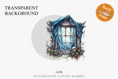 Halloween Pumpkin Window Spooky Clipart PNG Scrapbooking Art Tale Image Watercolor Transparent Print illustration sublimation creepy printable digital watercolor halloween Pumpkin window, Magic clipart, sublimation nursery, Creepy Witch, storefront