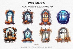 watercolor halloween Pumpkin window, Magic clipart, sublimation nursery, Creepy Witch, storefront Halloween Pumpkin Window Spooky Clipart PNG Scrapbooking Art Tale Image Watercolor Transparent Print illustration sublimation creepy printable digital