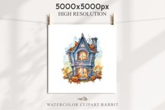Halloween Pumpkin Window Spooky Clipart PNG Scrapbooking Art Tale Image Watercolor Transparent Print illustration sublimation creepy printable digital watercolor halloween Pumpkin window, Magic clipart, sublimation nursery, Creepy Witch, storefront