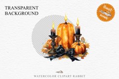 Halloween Pumpkin With Ribbon Spooky Clipart PNG Scrapbooking Fairy Tale Image Watercolor Transparent Print illustration sublimation creepy printable digital watercolor scary halloween Pumpkin Ribbon, Scary Spooky clipart, sublimation nursery, fall autumn