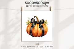 Halloween Pumpkin With Ribbon Spooky Clipart PNG Scrapbooking Fairy Tale Image Watercolor Transparent Print illustration sublimation creepy printable digital watercolor scary halloween Pumpkin Ribbon, Scary Spooky clipart, sublimation nursery, fall autumn