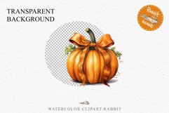 Halloween Pumpkin With Ribbon Spooky Clipart PNG Scrapbooking Fairy Tale Image Watercolor Transparent Print illustration sublimation creepy printable digital watercolor scary halloween Pumpkin Ribbon, Scary Spooky clipart, sublimation nursery, fall autumn