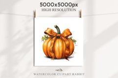 Halloween Pumpkin With Ribbon Spooky Clipart PNG Scrapbooking Fairy Tale Image Watercolor Transparent Print illustration sublimation creepy printable digital watercolor scary halloween Pumpkin Ribbon, Scary Spooky clipart, sublimation nursery, fall autumn